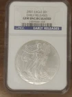 American Eagle 2007 $1 Dollar Coin 1 oz .999 Fine Silver Bullion Gem BU