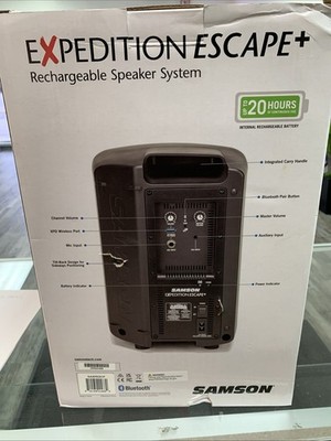 Samson Expedition Escape Portable PA System Rechargeable Bluetooth