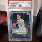 KON KNUEPPEL 2025-26 BOWMAN CHROME SAPPHIRE BLUE ROOKIE AUTO PSA 9