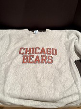 Vintage 80s Chicago Bears Champion Reverse Weave Crewneck Sweatshirt L EXCELLENT