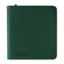 Vault X Forest Green 12 Pocket Exo-Tec Zip Binder - New - VaultX - Pokemon