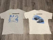 Lot 2 Chevrolet Performance Racing Promo Mens Size XL T Shirts Camaro Corvette