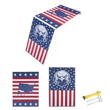 AplusChoice 4.5x6' Carside Awning Replacement Fabric w/ Side Wall Roof Rack Camp