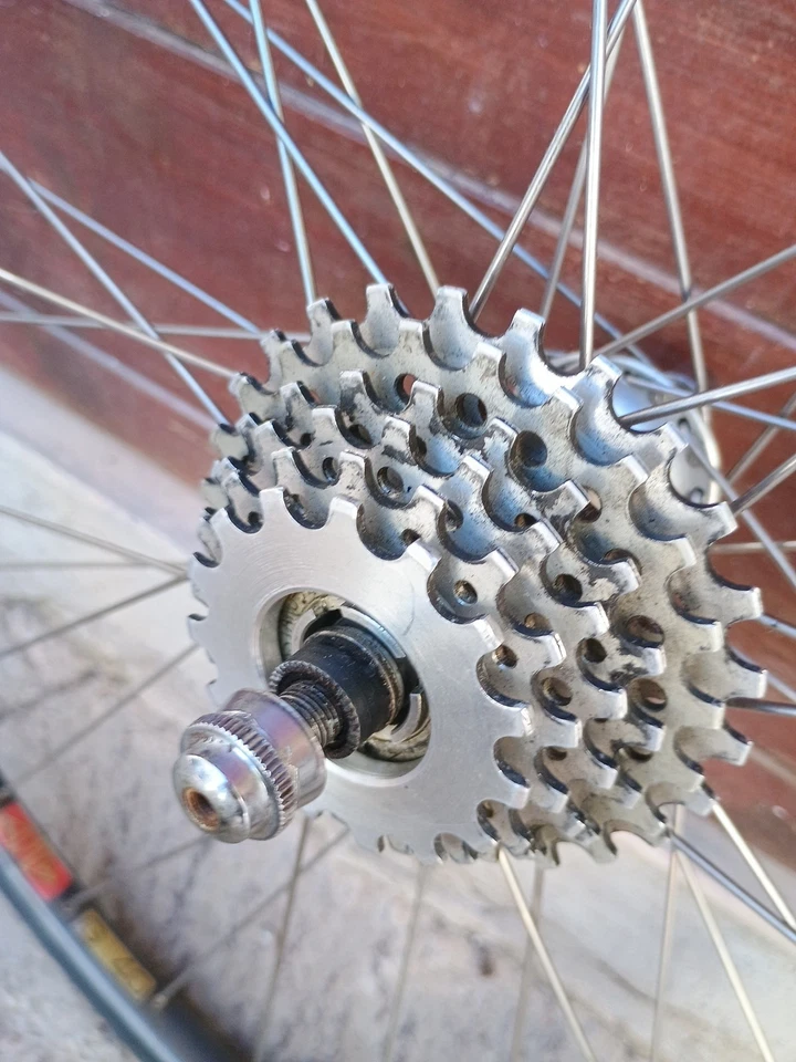 No reserve Vintage Ruote Mavic Ma40 36h Campagnolo C Record 6v Wheels Clinchers - Immagine 2 di 4