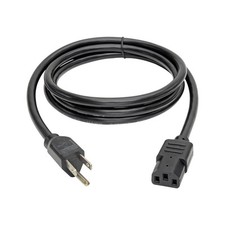 Tripp Lite 6ft Heavy Duty Power Cord NEMA 5-15P to C13 14AWG 15A 125V Black