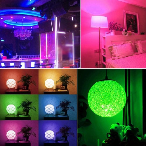 LED Light Bulbs 85W Equivalent 1200lm, RGB Color Warm White, Multi, Rgb - Picture 3 of 7