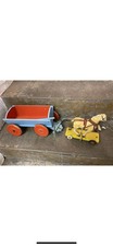 # DDR Spielzeug  # Duroplast # Blech # Holz# Pferdewagen Kutsche