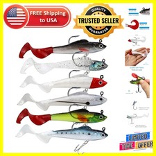 Lifelike Fishing Lures in 6 Colors – Medium Sized Soft Swimbaits for All Fish