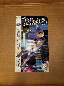 Nights Into Dreams... (Sega Saturn, 1996) Disc Only & Manual Pictured READ