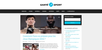Site web français “Santé Plus Sport” - Photo 1/2