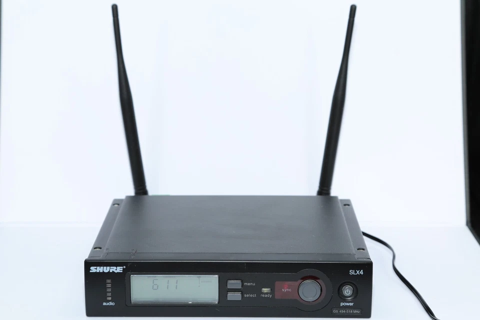 Shure MX890 Transmitter MX410 10" Microphone SLX4 518-542 MHz Wireless Receiver - Image 4 of 4