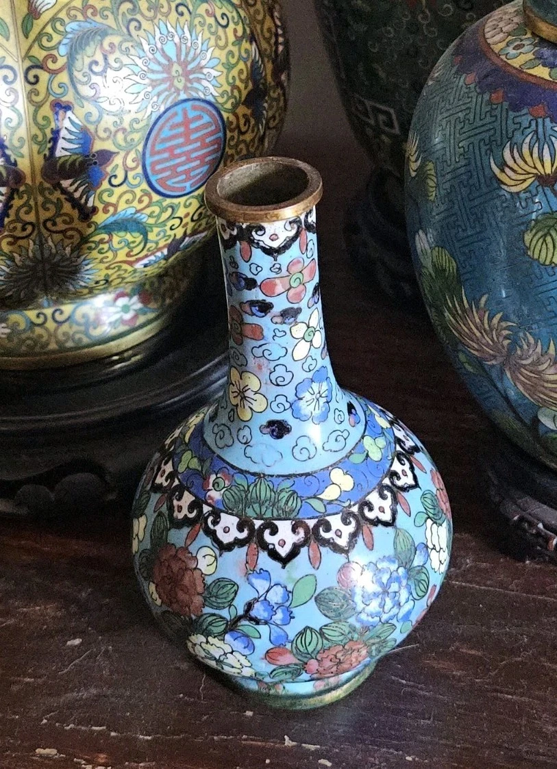 景泰蓝花瓶| eBay