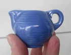 Vintage Stangl Art Pottery Ribbed Mini Miniature Creamer-Mauve Blue-1905-EXC!
