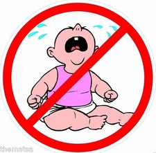 NO CRY BABIES HARD HAT HELMET TOOLBOX LAPTOP BUMPER DECAL STICKER MADE IN USA