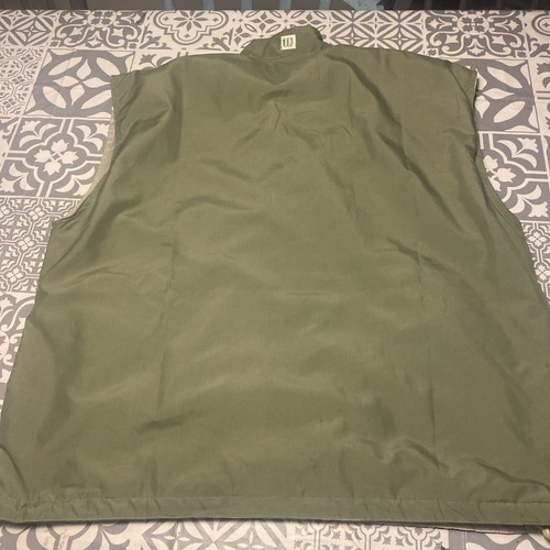 Wilson Medium Green Gilet Waterproof Jacket Over Coat Golf - Picture 3 of 4
