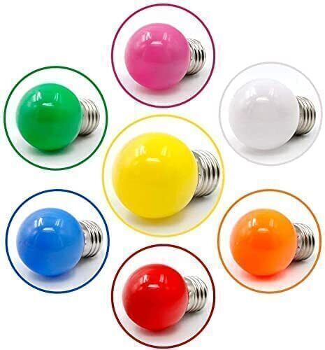 3W E27 Color LED Bulb color Bulb Mixed Colorful party decoration Christmas Bar - Picture 5 of 17