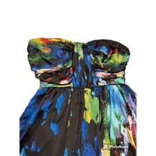 Babydoll Y2K whimsy strapless cybergoth dress Medium dark romantic rave mini