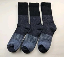 Bombas Marled Colorblock Calf Socks Lot Of 3 Pairs Size XL