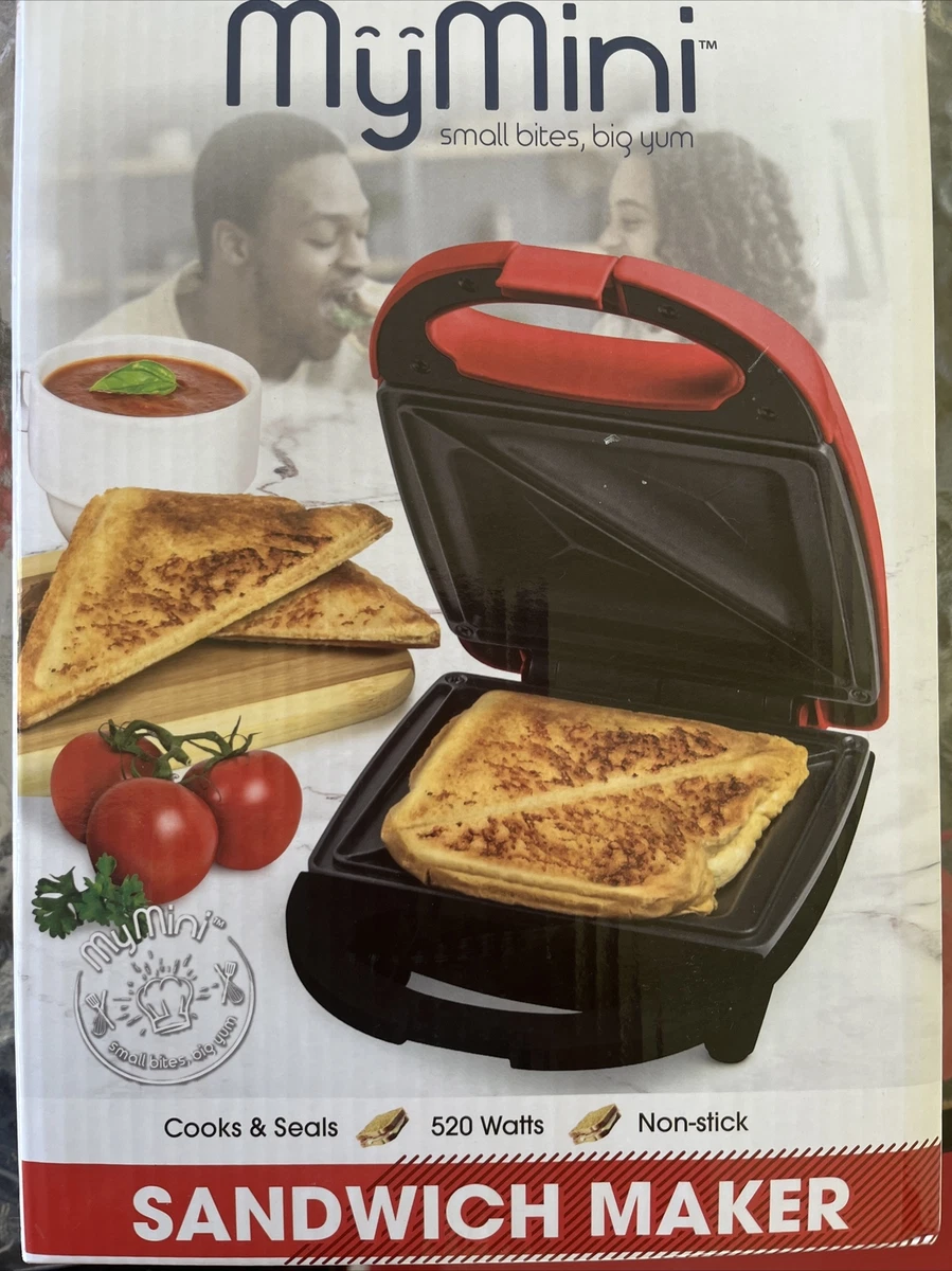 MyMini Sandwich Maker Red Brand New