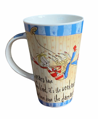 Born to Shop `The years have been kind, its the weekends....` Porcelain Mug Cup 