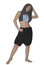 PANTALONCINO EFFETTO SAUNA -Nero,Tg.3- Azione Dimagrante Favorisce Sudorazione