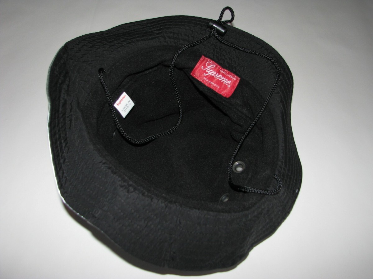 SUPREME NY Contrast Boonie SILVER Bucket Hat Cap Small / Medium