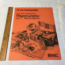77 Partituras de curso de órgano La Cumparsita Hal Leonard 1973