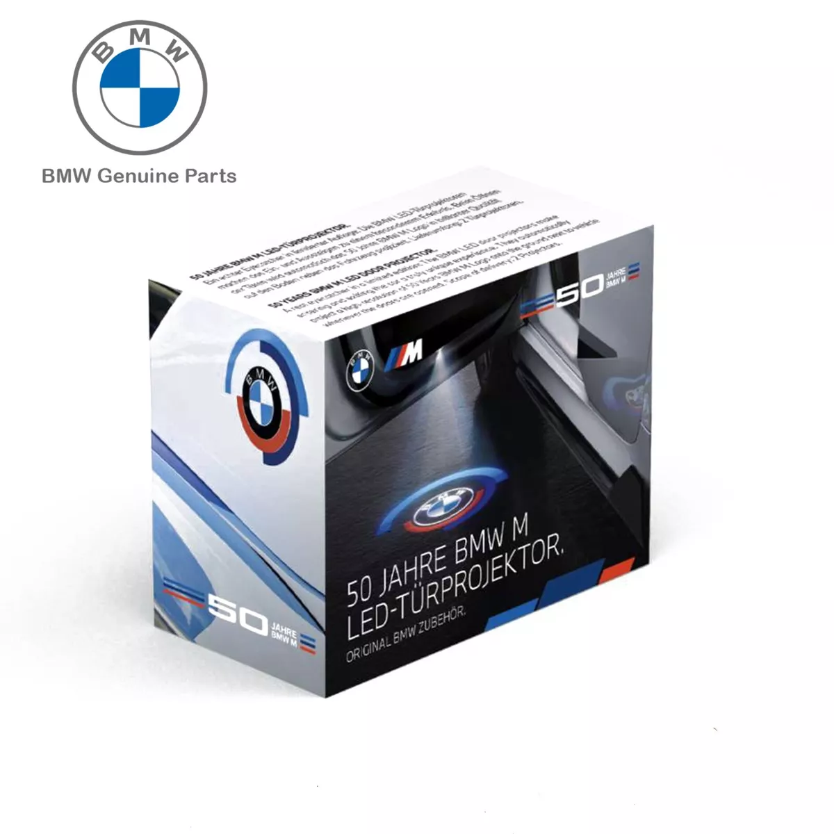 BMW M LOGO PROJECTOT LIGHTS Nr.10 (quantity 1 = 1 sets/2 door lights)