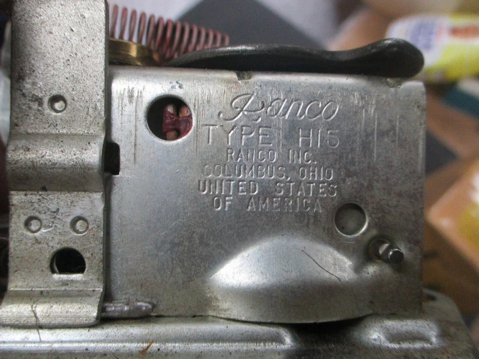 Новый из старых запасов GM 1957-1958 Oldsmobile 98 Super 88 Starfire клапан управления обогревателем Ranco H-15 - Изображение 3 из 4