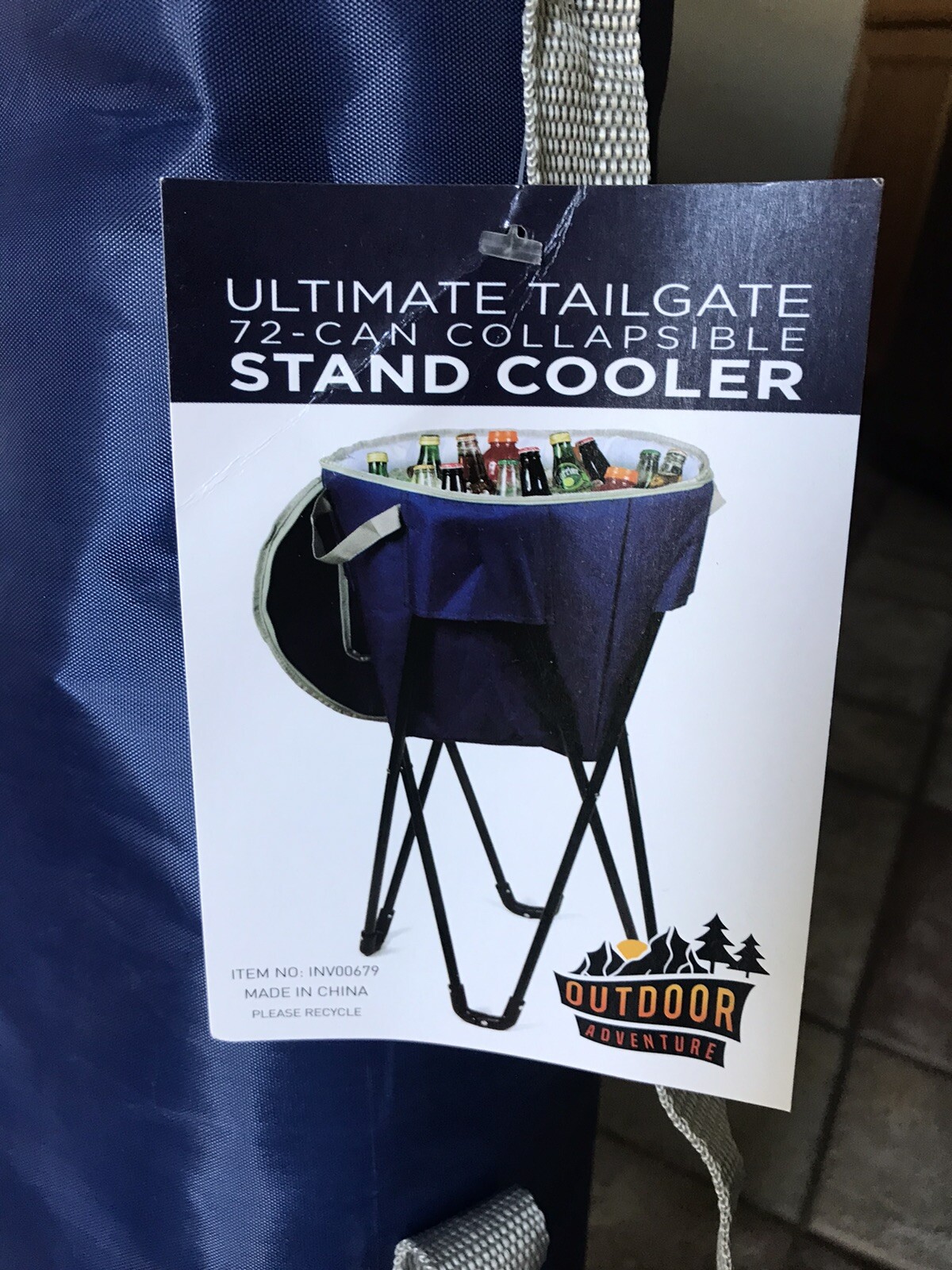 Outdoor Adventure Ultimate Tailgate 72 Can Collapsible Insulated Stand