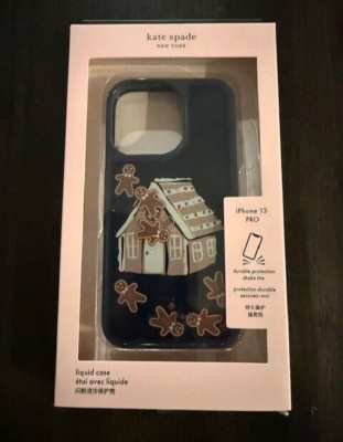 Kate Spade Floating Gingerbread Christmas iPhone 13 Pro Case Holiday