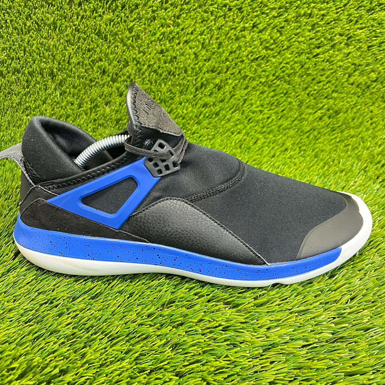 Nike Air Jordan Fly 89 Mens Size 11.5 Black Blue Athletic Running Shoes Sneakers