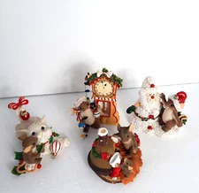 Flitz & Floyd Charming Tales Christmas Figurines Set of 4