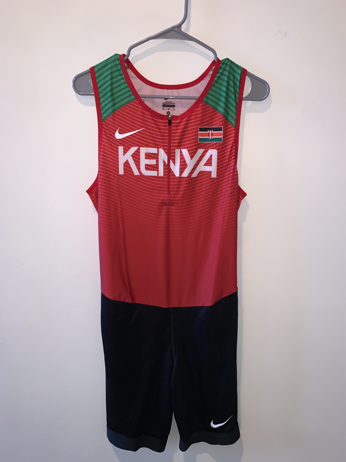 Nike Pro Elite Singlet Men’s Size XLarge Kenya Track Field Kit Run Race Track