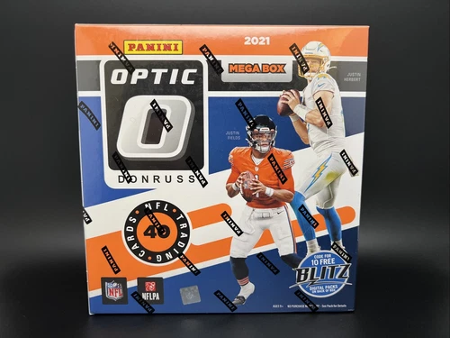 2021 Panini Optic NFL Football Mega Box Blue Hyper - New, Sealed - Downtown???