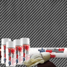 MYDIPKIT Hydro Dipping Water Transfer Print KIT CF-0112 Black/Clear Carbon Fib