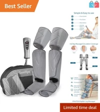 Adjustable Leg Massager for Circulation - Foot and Calf Air Compression Boots