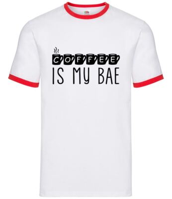 Coffee Is My Bae - Herren Klingel - Latte Mokka Trinken Lustig Liebe
