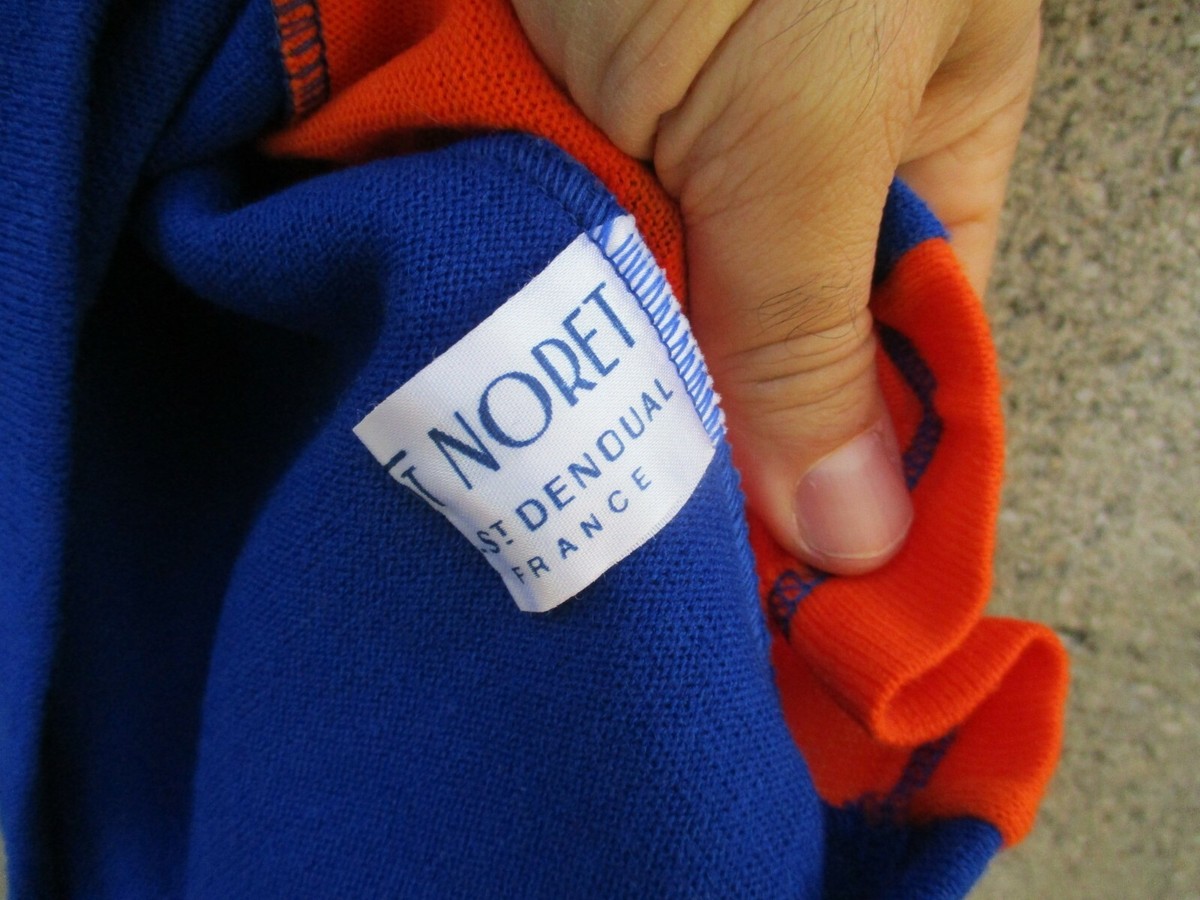 Maillot cycliste E.C.P vintage Tricot NORET made in France