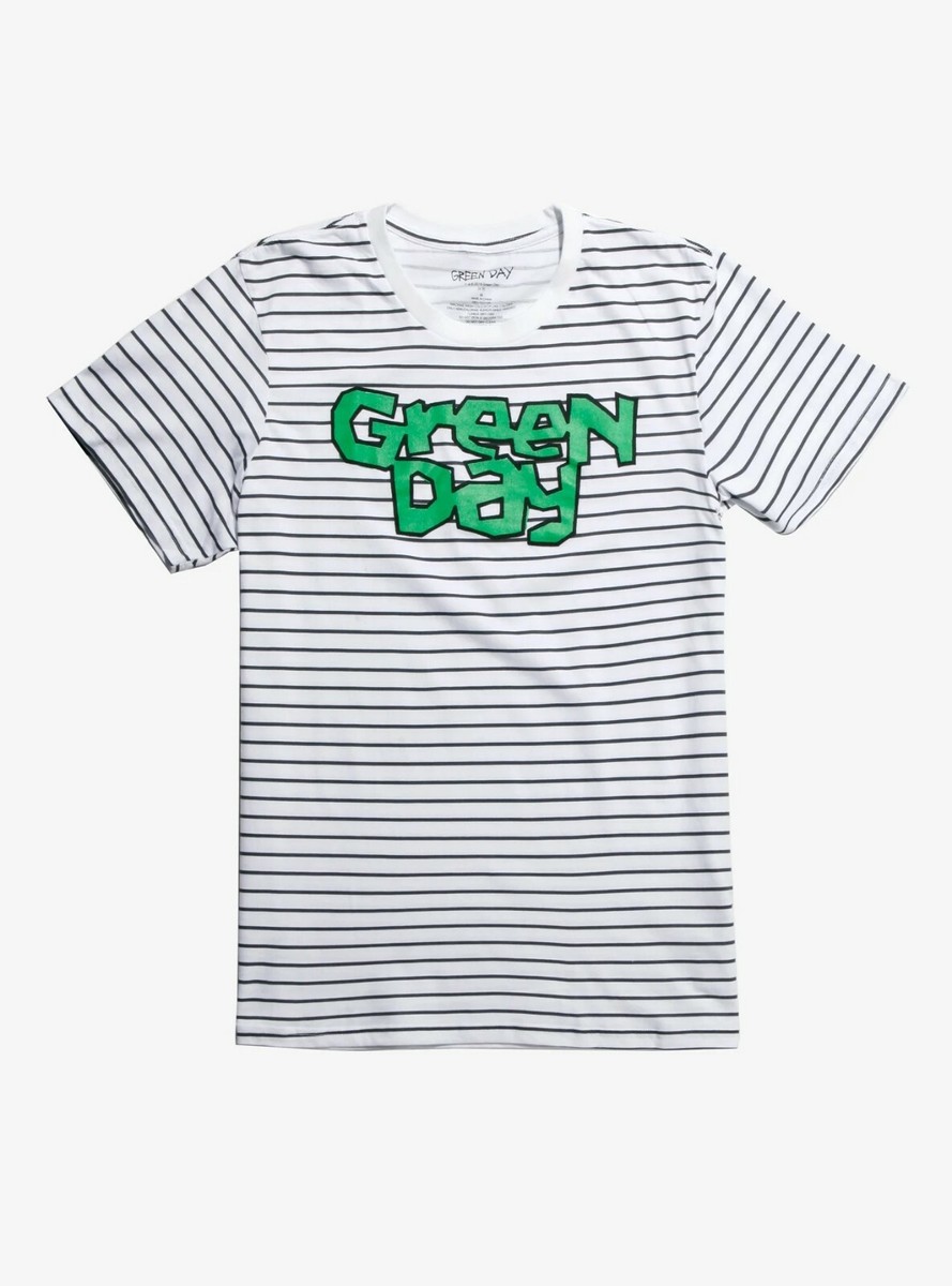 GREEN DAY dookie Tシャツ 90s Lサイズ グレー Green Day Mens Green Day Logo Striped Shirt New XS, 2XL | eBay