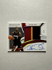 Dwyane Wade 2021-22 Panini Immaculate Gold Premium Patch Auto Autograph #1/3 1/1