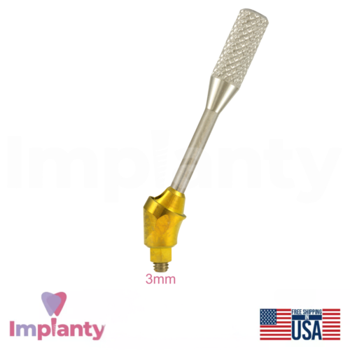 5x Prótesis Dental Angulada Multi Unidad 1.6 30° Titanio Int Hex 2.42mm - Imagen 4 de 9