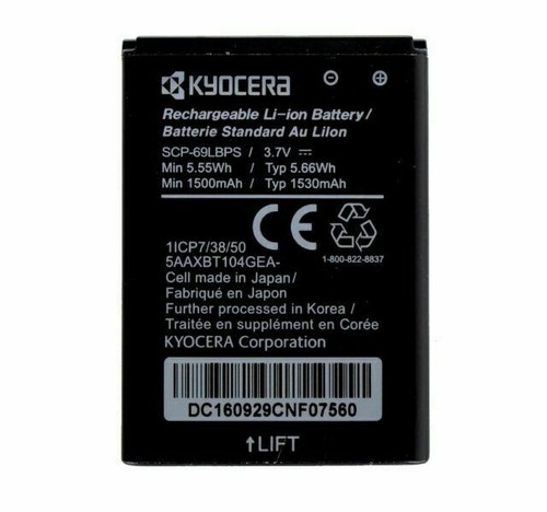 New OEM Kyocera SCP-69LBPS Battery DuraXE E4710 DuraXTP E4281