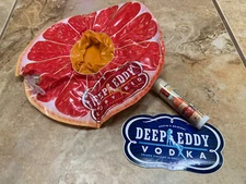 Deep Eddy Vodka Pool Floation Cup Holder And Chapstick - Grapefruit