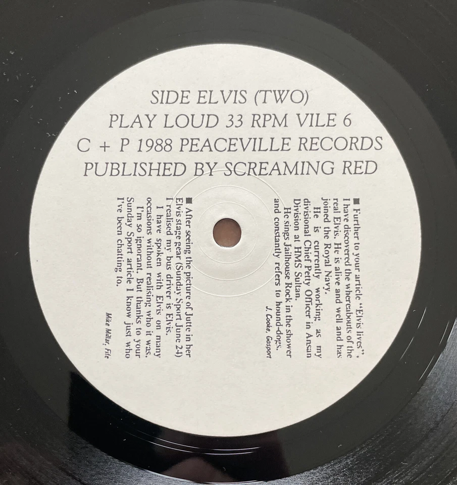 VARIOUS Hiatus The Peaceville Sampler Rare Punk Hardcore Vinyl Lp Record EX / NM - Image 4 of 4