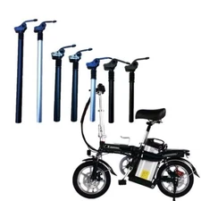 27.2 28.6 31.8 34mm Suspension Damping Seat Tube E-bike Seatpost Folding Saddle
