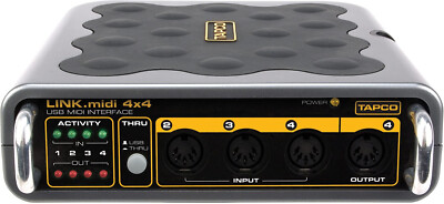 Tapco Midilink 4 USB-Midi Interface mit Midi-Splitter - sehr guter Zustand 