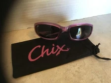 Chix  Purple Women's Riding Sunglasses in Cloth Bag