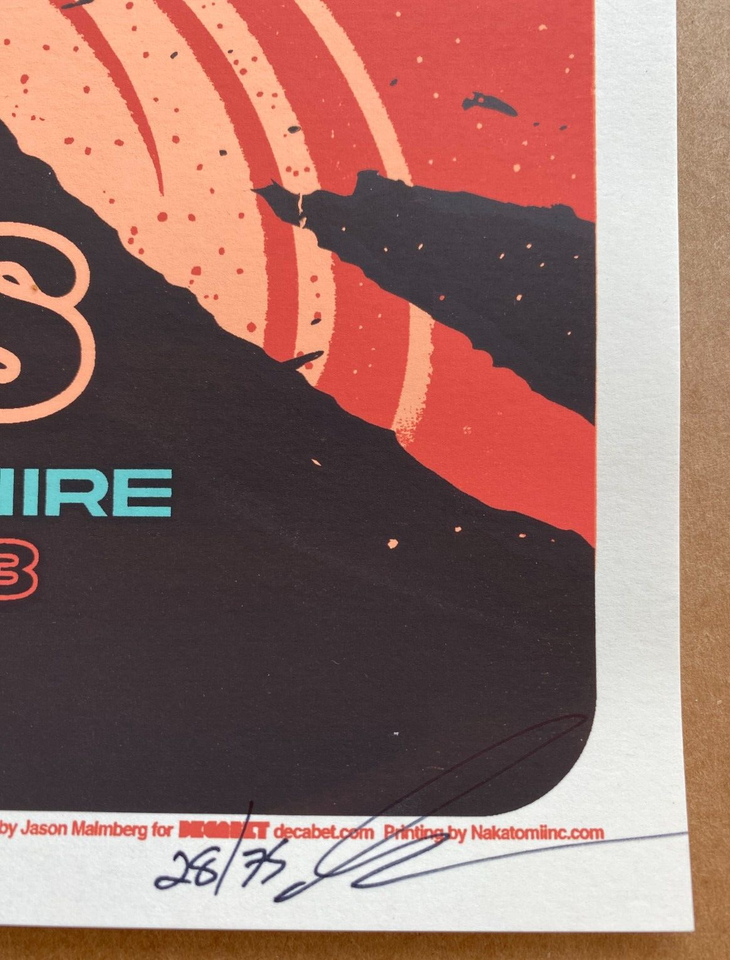 OFFICIAL The Foo Fighters Gilford NH May 24 2023 Screen Print AP Poster