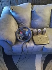 Logitech - G29 Driving Force Racing Wheel and Floor Pedals for PS5, PS4, PC,
